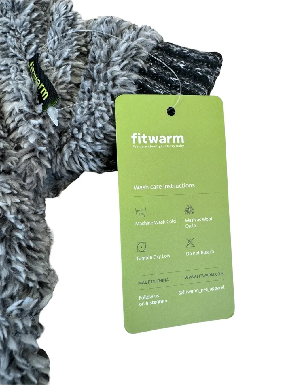 Dog Fuzzy Pajamas. “Fitwarm” Grey Pet Onesie for Thermal Warmth. NWT. Never Worn